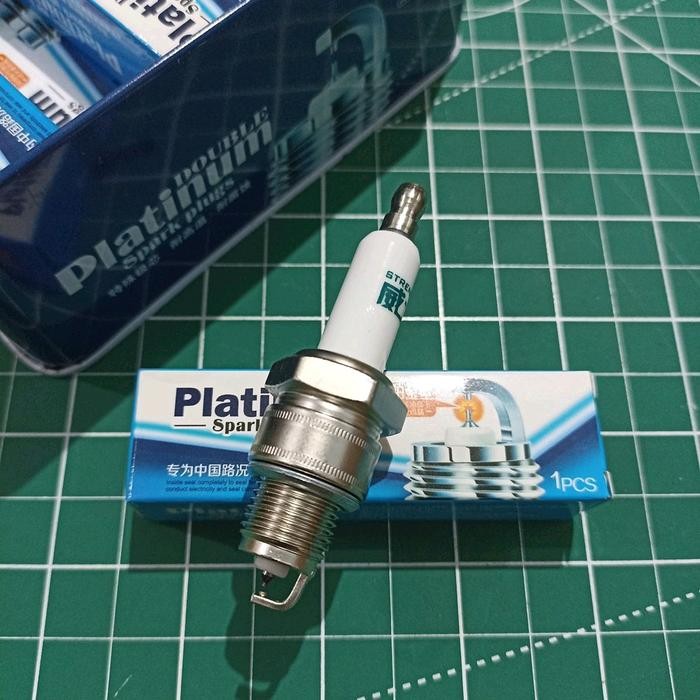 Promo Busi Vespa Platinum Px Excel Super Sprint Drat Panjang Pendek - Drat Pendek Original