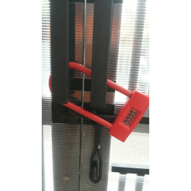 GEMBOK MOTOR ANTI MALING PELENGKAP ALARM. PAKAI PASWORD PIN. GEMBOK PAGAR PASWORD