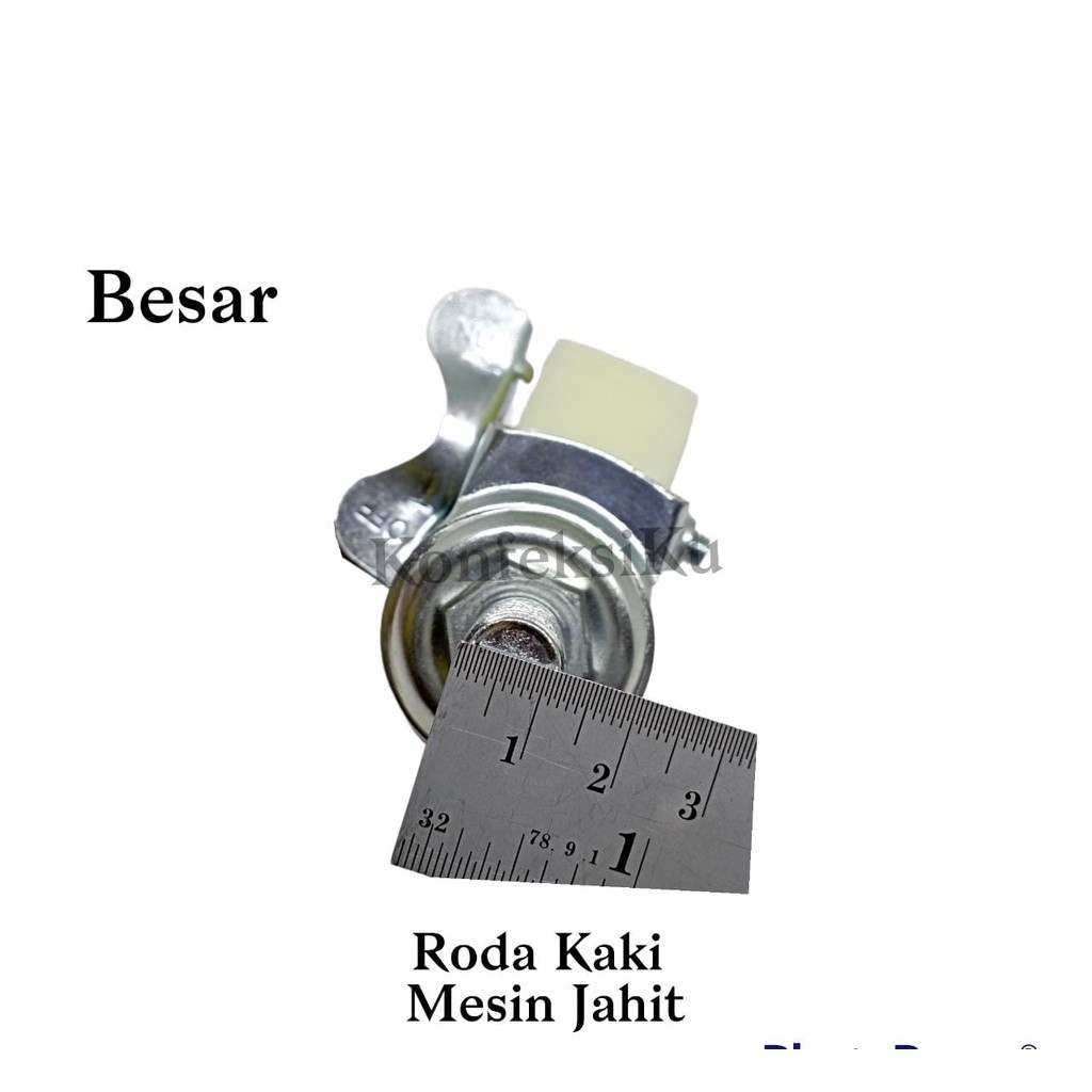 Roda Kaki Mesin Jahit Industrial Drat Kecil Besar / Roda Mesin Jahit