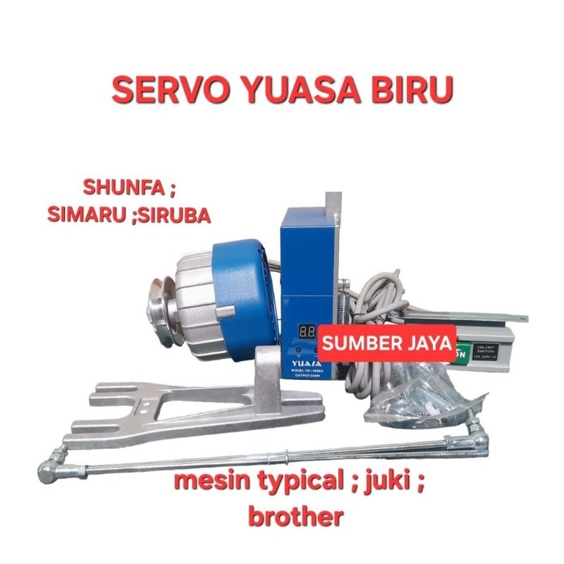 dinamo servo yuasa mesin jahit/os typical/juki/ brother dll