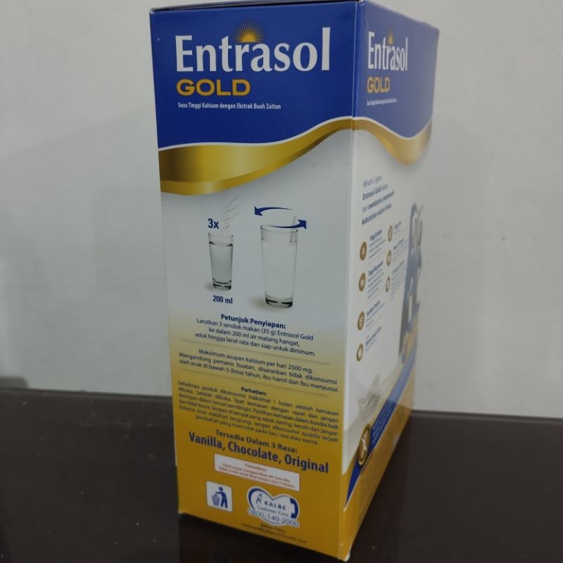 

Entrasol Gold Vanilla 980 gram / Susu Tinggi Kalsium