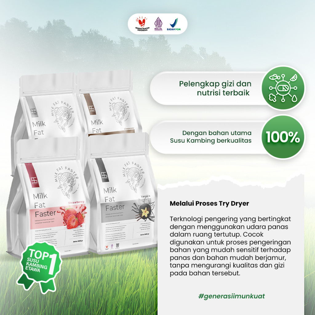 

Premium Susu Milk Fat Penggemuk Penambah Kenaikan Berat Badan Ideal 1000 gram