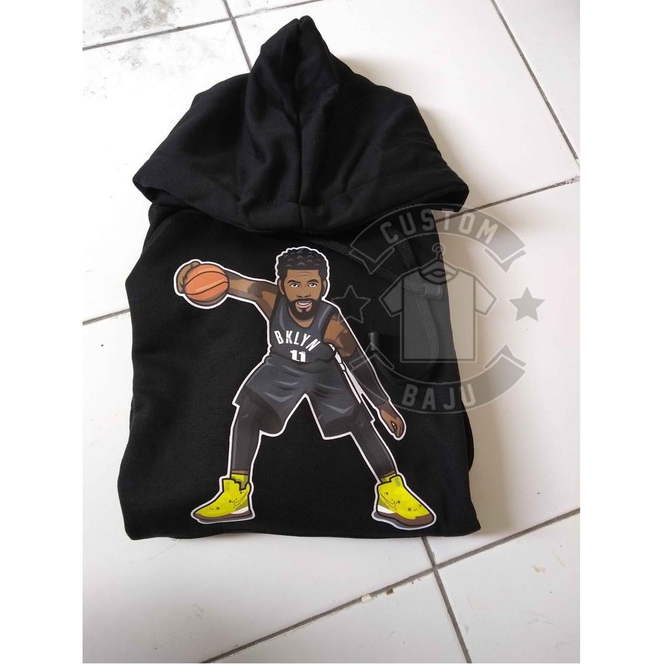 Sweater Hoodie NBA Brooklyn Nets Kyrie Irving Cartoon