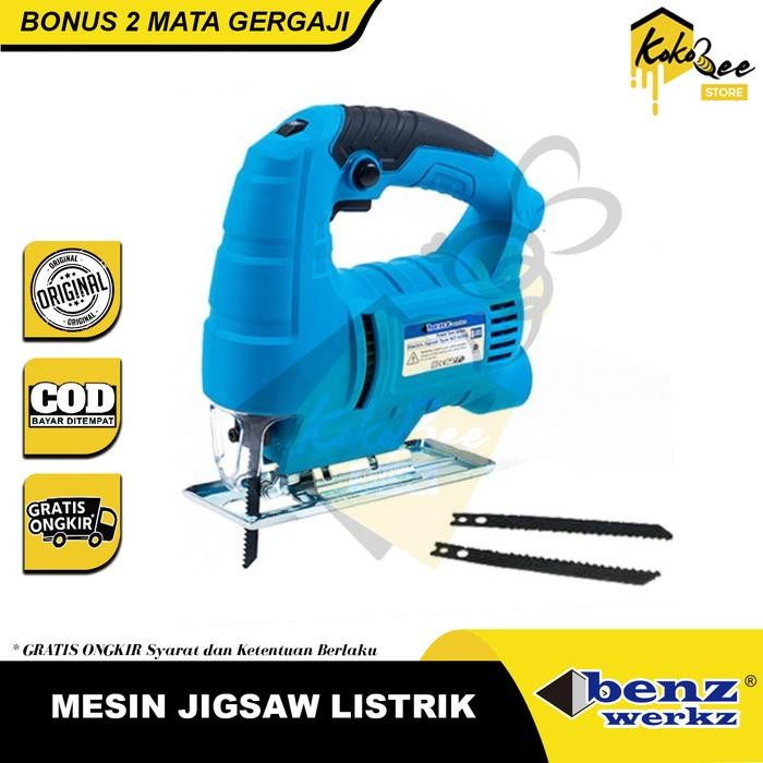 Mesin Jigsaw Benz Werkz / Mesin Potong Kayu / Mesin Gergaji Kayu Benz