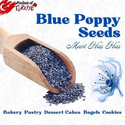 

G&C BLUE POPPY SEED TURKEY MAVI HASHAS 200 GR BIJI BERNUTRISI SEHAT DIET