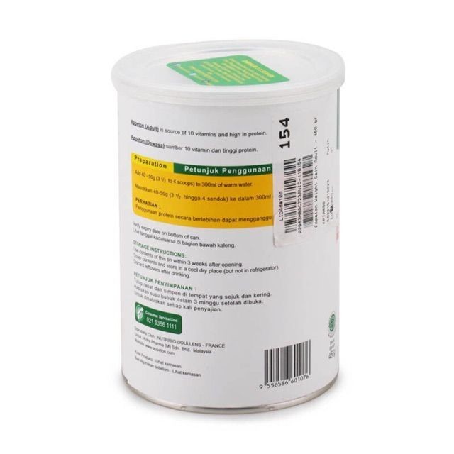 

Appeton Weight Gain Adult Vanila 450 gr