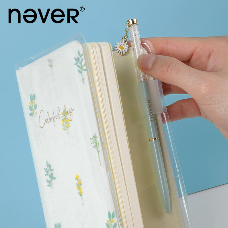 

Never Kawaii Transparent Weeks Cover Notebook Cover Small Fresh Hand Account Weekly Planner Book