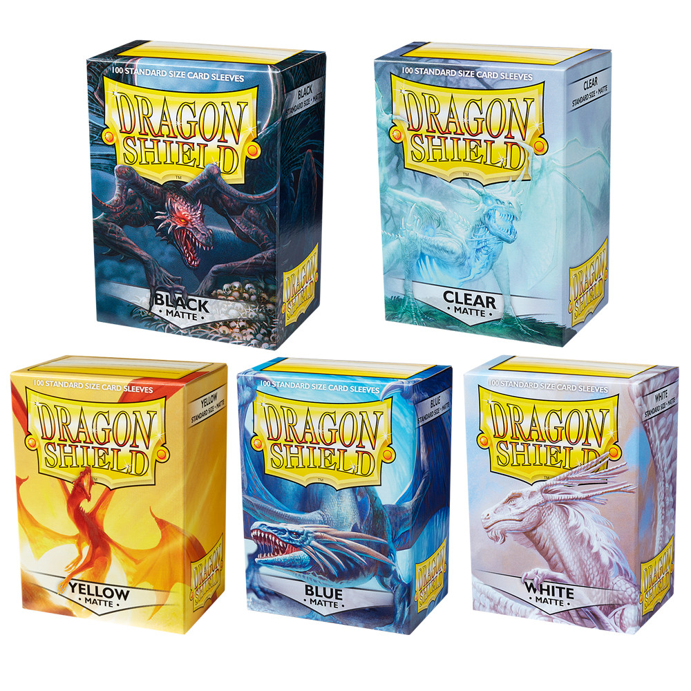 

66X91Mm 100 Pcs/Box Colorful Matte Cards Sleeves Dragon Shield Cards Cover Cards Protector For