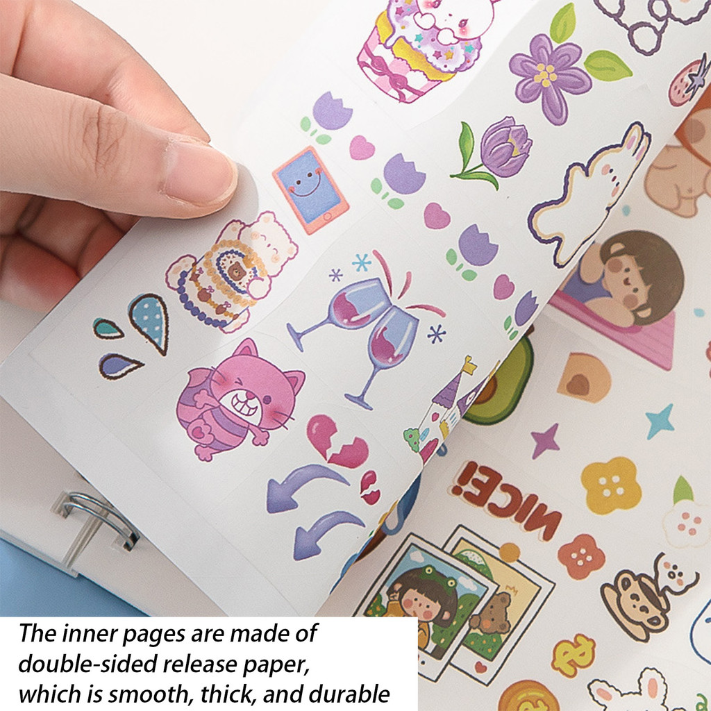 

Sticker Collecting Album Books Release Paper Efficient Stickers Storage Organizer Suitable For