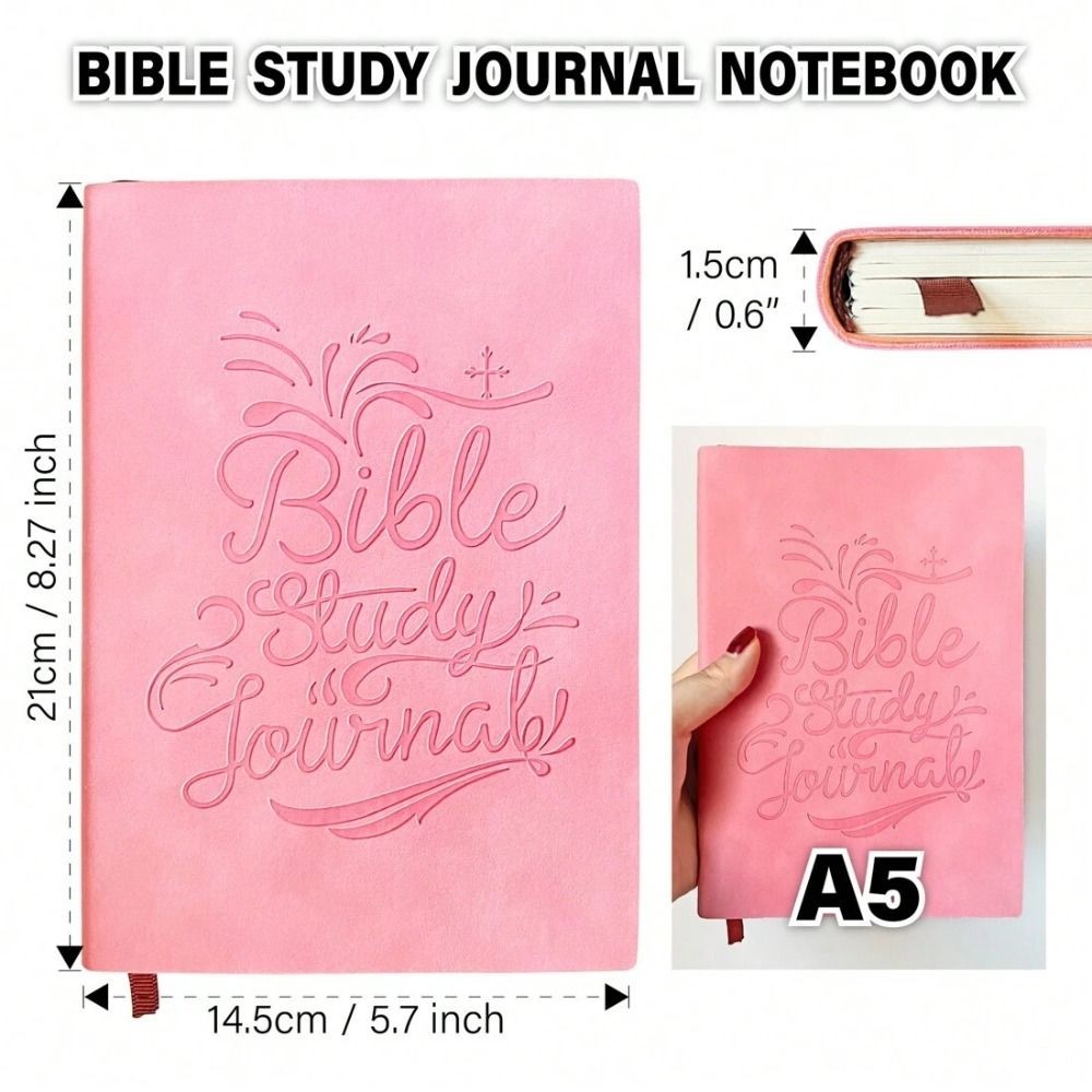 

200Pages Bible Study Journal Notebook S.O.A.P Method Bible Study Supplies Notes Pads A5 Thicken Memo