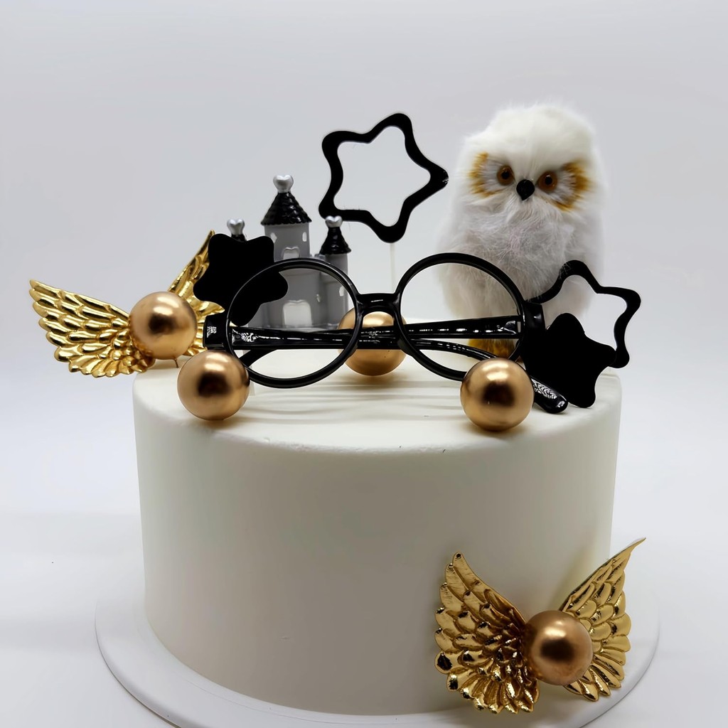 

Wizard Party Supplies Castle Cake Decorations Glitter Wizard Themed Cake Decorations Magical Wizard