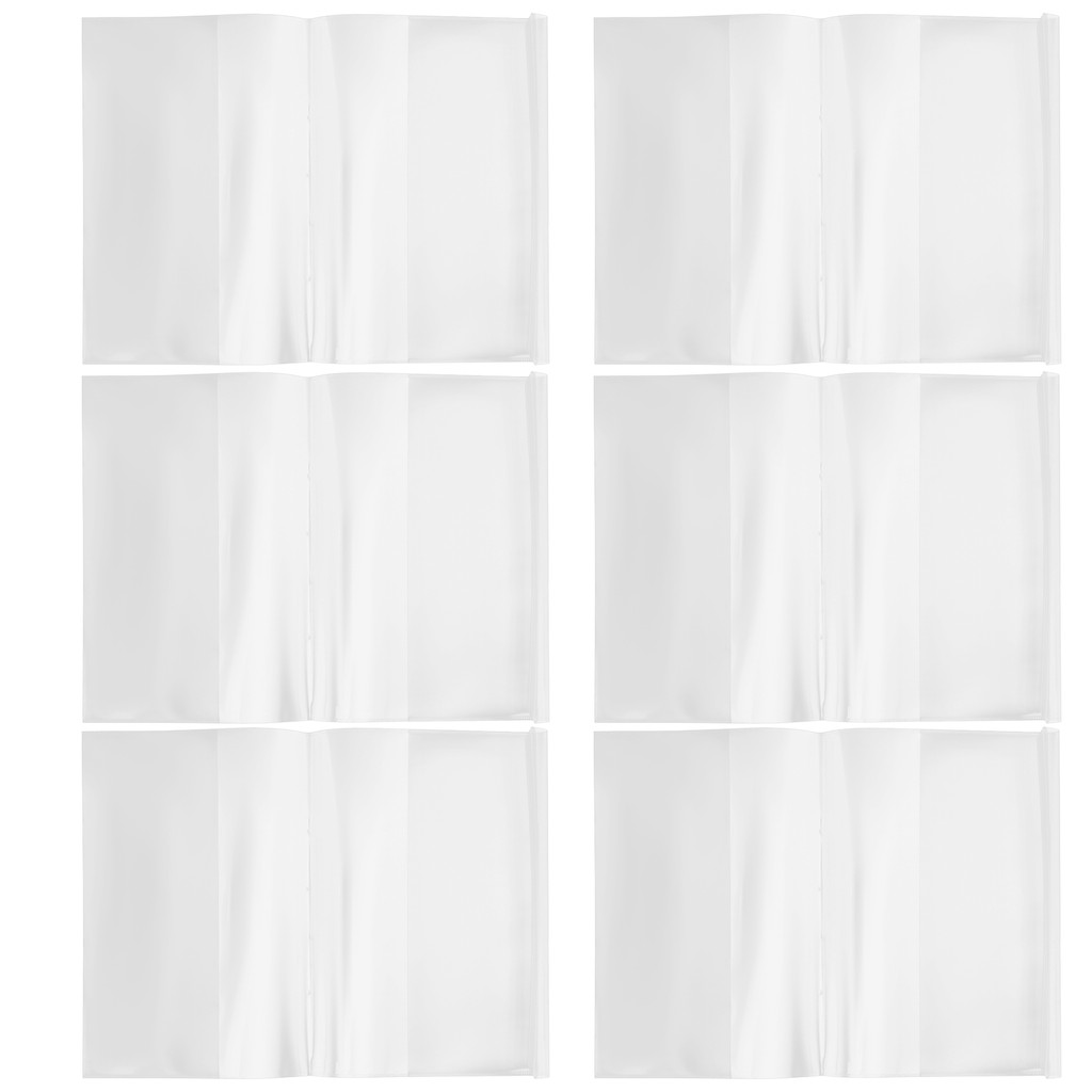 

10 Pcs A5 Account Book Cover Binders Textbook Protective Case School Pp Clear Pupils Covers For