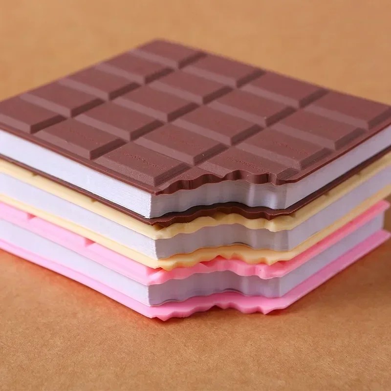

Creative Chocolate Cookies Shape Note Book Students Cartoon Cute Tearable Handwritten Memo Pads