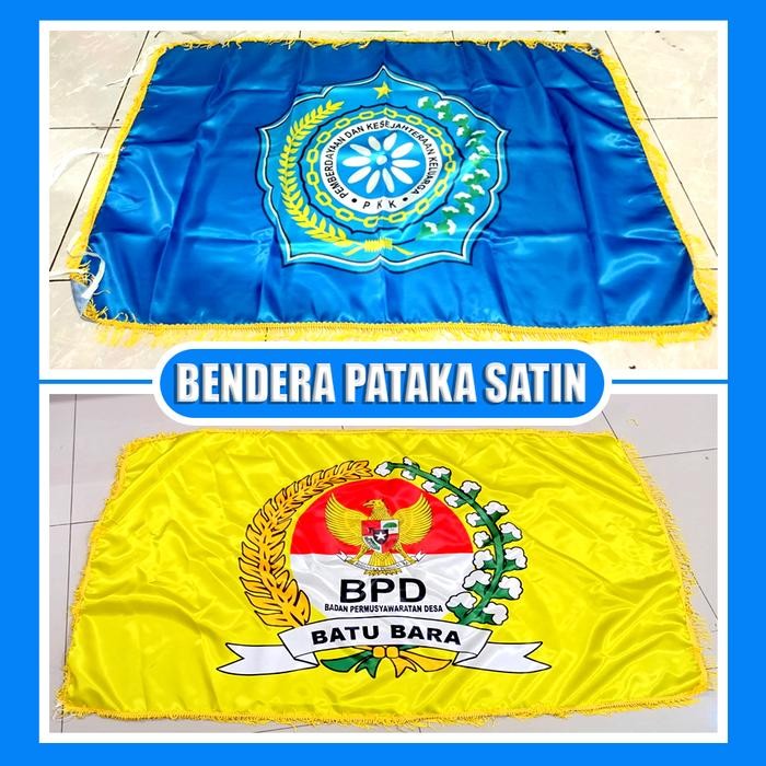 

Flagers - Cetak Bendera Pataka Custom Satuan / Sablon Print Kain Satin + Rumbai