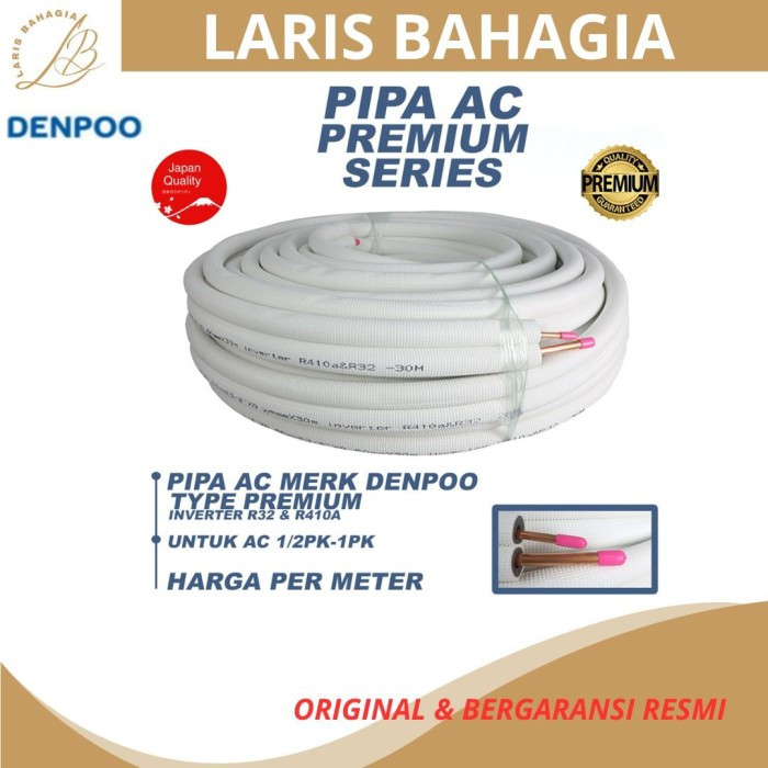 RB2233 Pipa AC PREMIUM DENPOO (AC 1/2 PK - 1 PK) PER METER
