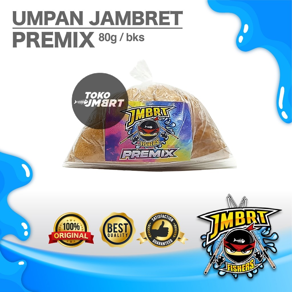 Umpan JAMBRET (Premix) Umpan Ikan Mas Siap Pakai