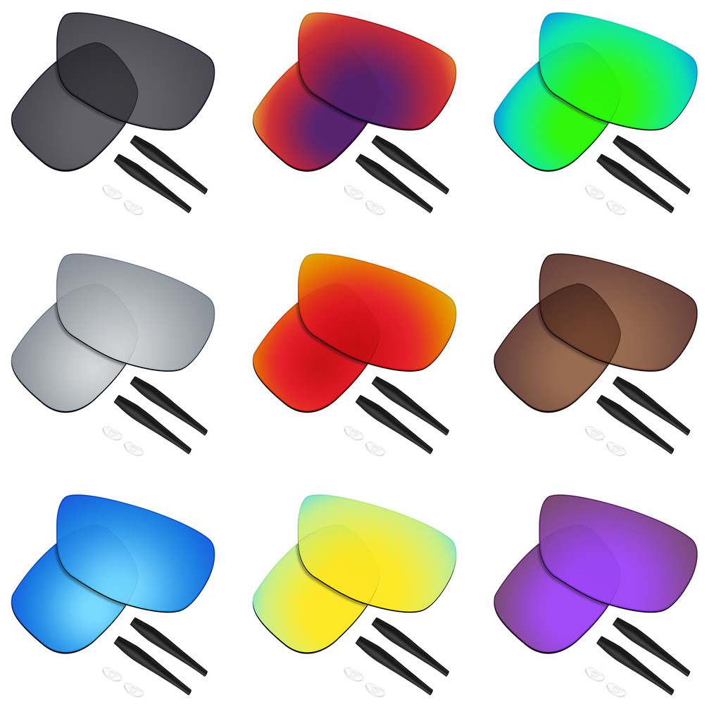 Smartvlt Performance Polarized Replacement Lenses And Rubber Kit For Oakley Crosshair 2.0 Oo4044