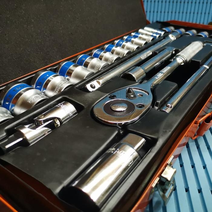 READY SOCKET SET 1/2" DR 8 - 32mm 24pcs 6PT GATE GERMANY