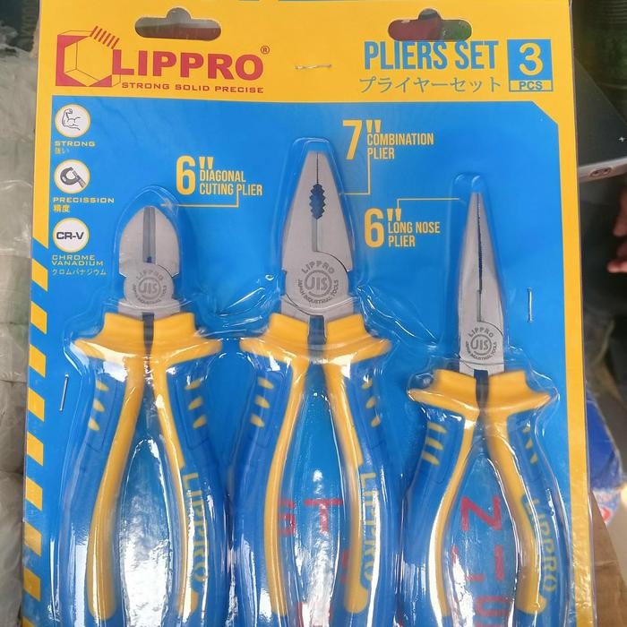 READY LIPPRO TANG SET ISI 3 PCS TANG KOMBINASI POTONG LANCIP SET LIPPRO JIS