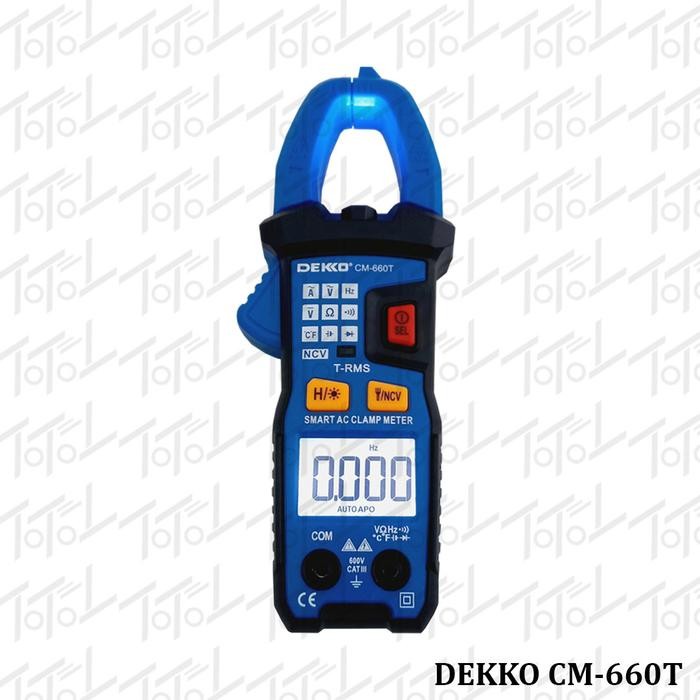 Dekko Cm-660T Digital Smart Ac Clamp Meter True Rms 600A Ac / Dekko Cm660T