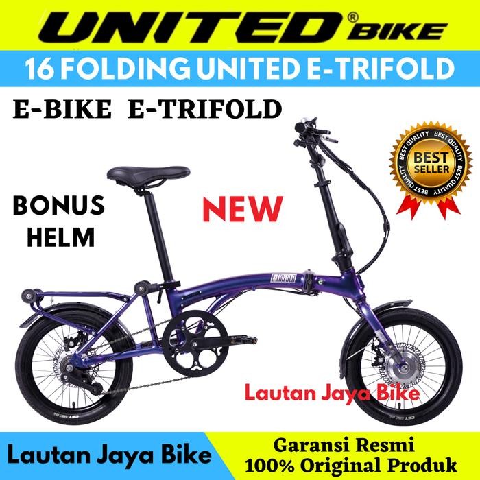 Sepeda Lipat United Trifold E Bike Terbaru 2019