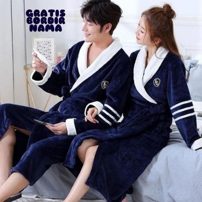 KIMONO HANDUK TEBAL/KIMONO HANDUK KOREA/KIMONO HANDUK BORDIR/KIMONO