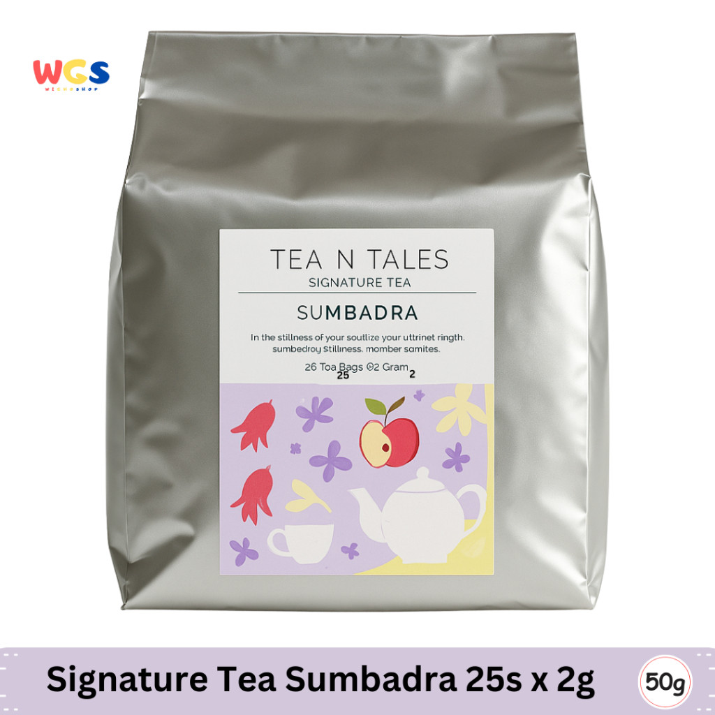 

READYY! Tea N Tales Sumbadra Signature Tea (25 Tea Bags x 2g) Teh Buah Floral Menenangkan & Anggun