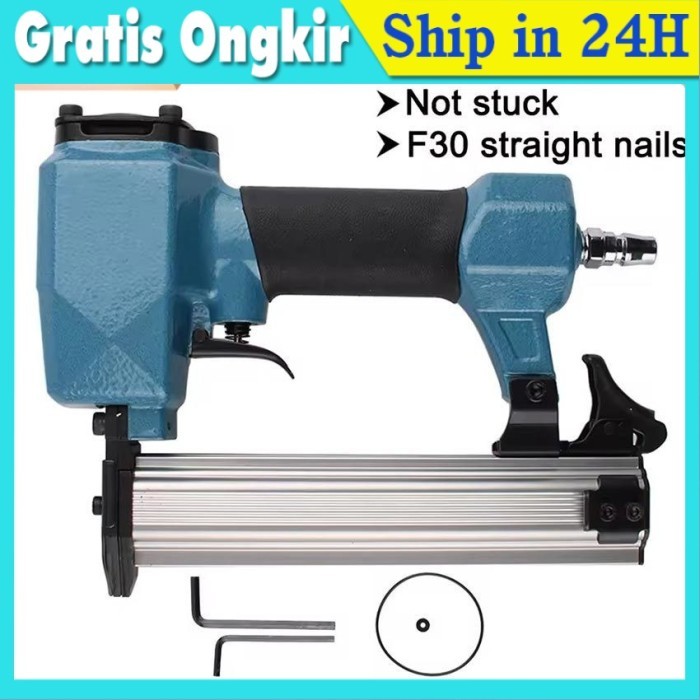 Best penjualan Mesin paku tembak Pneumatic Nailer Gun Tracker Air Nail Gun Nailer Alat Paku Tembak