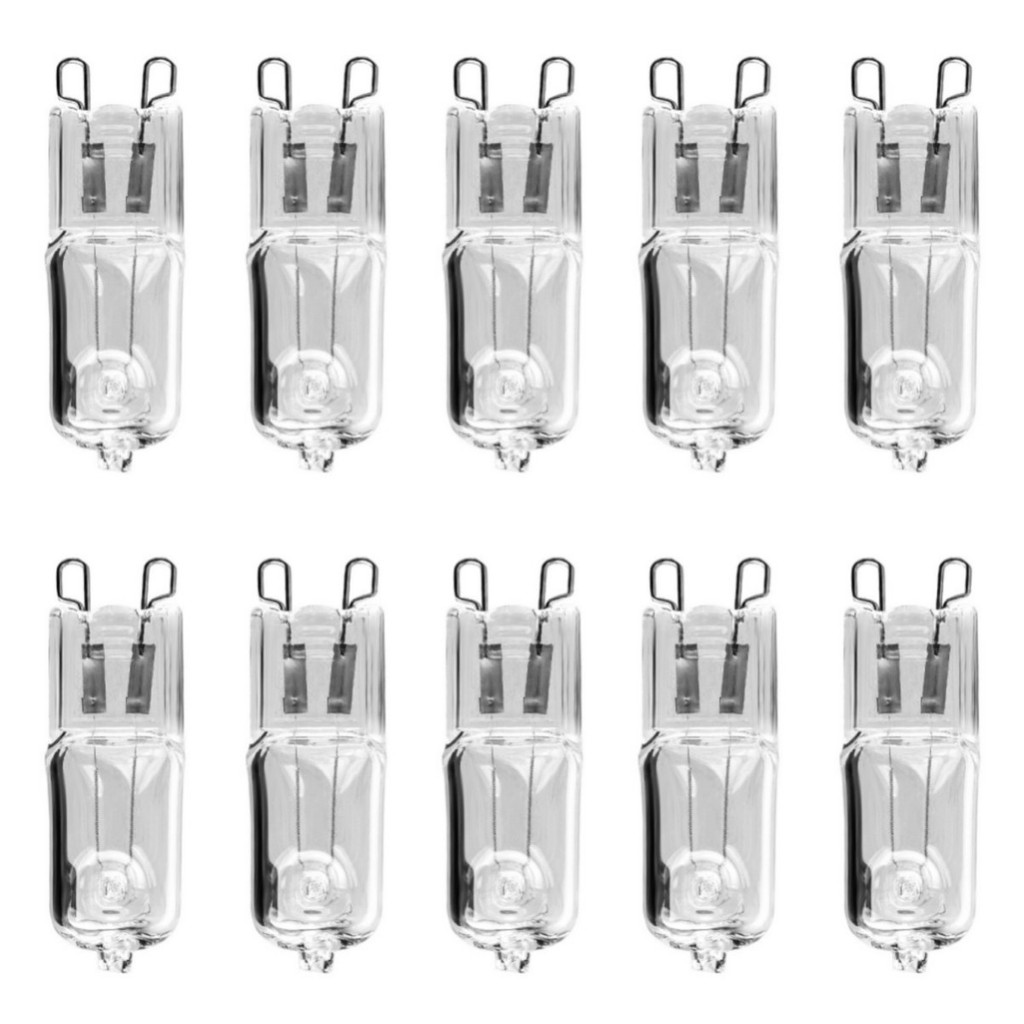 NEW 10x G9 220-240V 20W 25W 40W 60W Eco Halogen Light Bulbs Capsule LED Lamp Bulbs Inserted Beads Cr