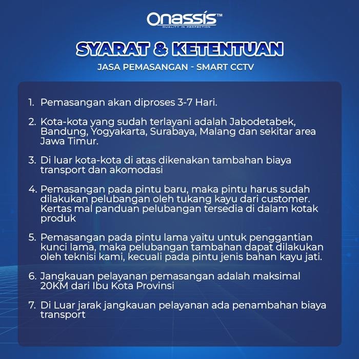 Terlaris Onassis Jasa Pemasangan Cctv