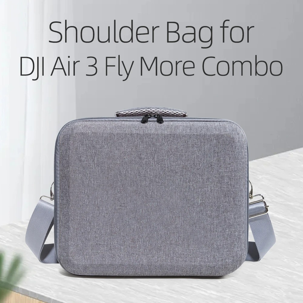 

Tas Pelindung Drone DJI Air 3 dengan Lapisan Lembut dan Tali DJI Air 3 Drone Bag Protective Case Soft Liner with Strap Warna Gray