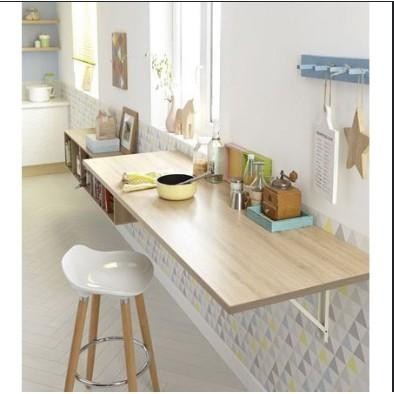 PREMIUM Meja lipat dinding dapur minimalis 100x40 / meja komputer minimalis / meja belajar