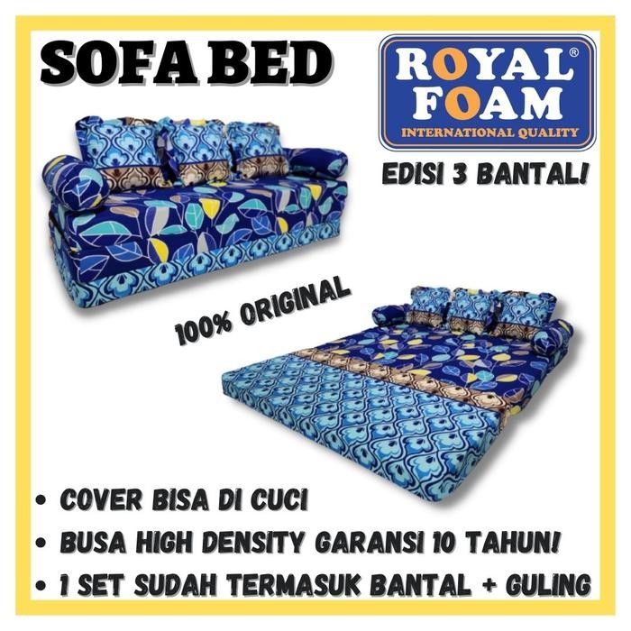 PREMIUM Kasur Lipat Royal Foam Original Sofa Bed Lipat Minimalis Kursi Tamu