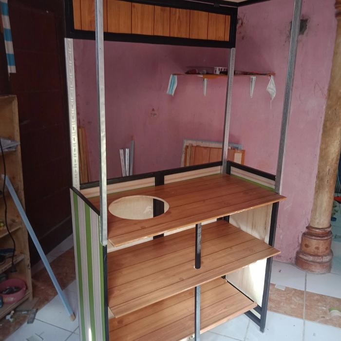 PREMIUM booth portable / gerobak lipat / meja lipat / meja dagang / dandang