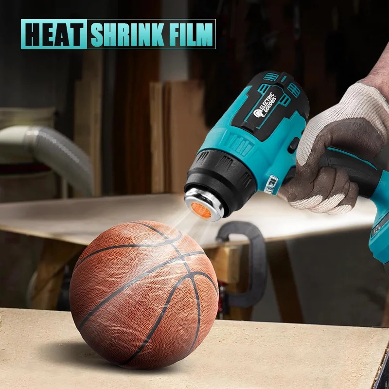 Brushless Cordless 18V Lithium Heat Gun Handheld Household Multifunctional Industrial Grade Film Ele