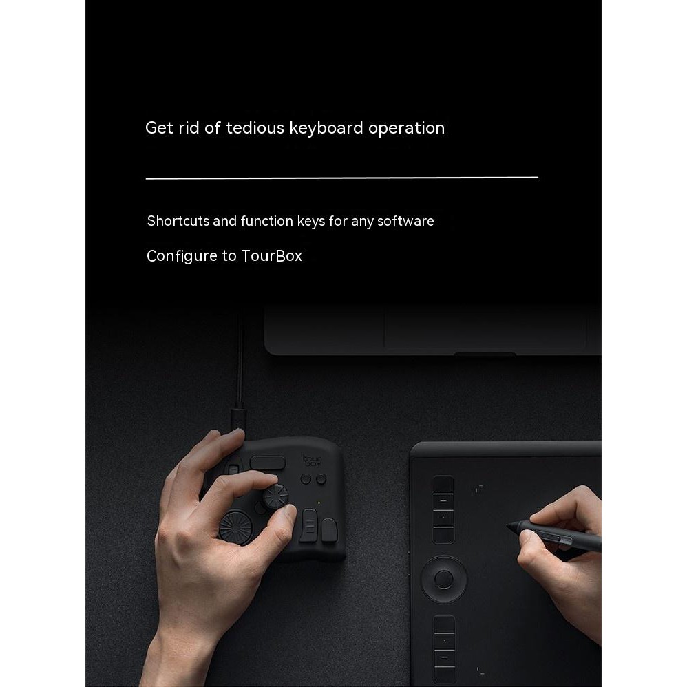 TourBox Neo Mechanical Keyboard Draft Montage Designer Customize Knob Mini Keyboard Custom Programmi