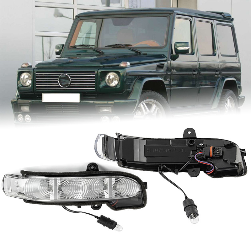 Kaca Spion Samping Mobil Lampu Sinyal Belok Lampu Indikator Mundur Lampu Kuning untuk Mercedes Benz 