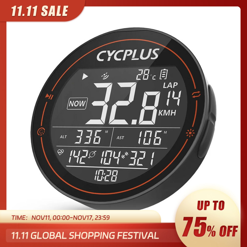 CYCPLUS M2 GPS Nirkabel Komputer Sepeda ANT + Bluetooth Bersepeda Sepeda Jalan MTB Meteran Kecepatan