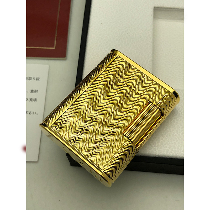 Klasik Vintage Ringan Ping Suara Semua Kuningan Buatan Tangan Tahan Angin Ringan Pria Hadiah D Logo 