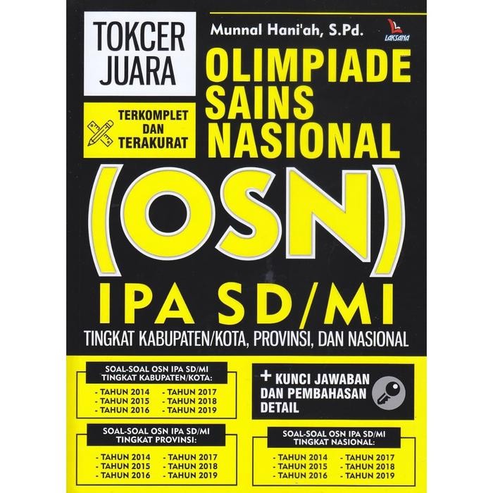 

Buku Tokcer Juara Olimpiade Sains Nasional OSN IPA SD/MI