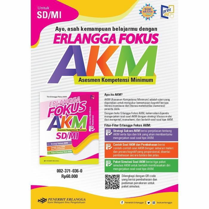 

Erlangga Fokus AKM SD/MI 2021 Bestseller