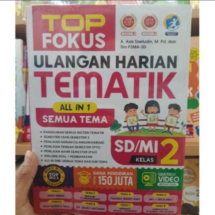 

BUKU TOP FOKUS ULANGAN HARIAN TEMATIK SD/MI KLS.2