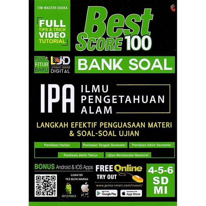

Best Score 100 Bank Soal IPA SD/MI Kls 4.5.6 - Tim Master Eduka