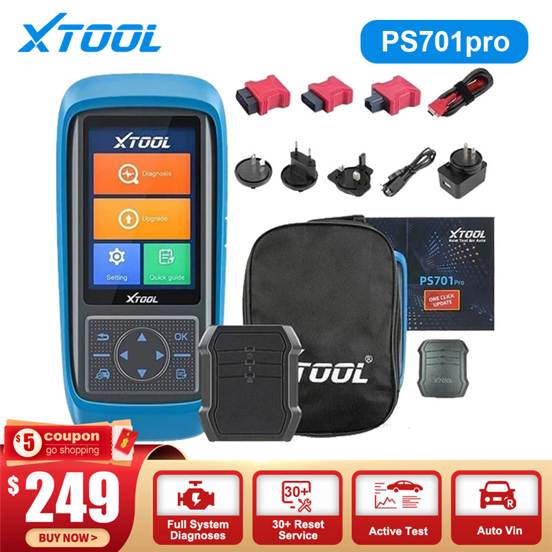 XTOOL PS701Pro Alat Diagnostik Sistem Penuh Otomotif untuk Pemindai Diagnostik Obd2 Mobil Jepang unt