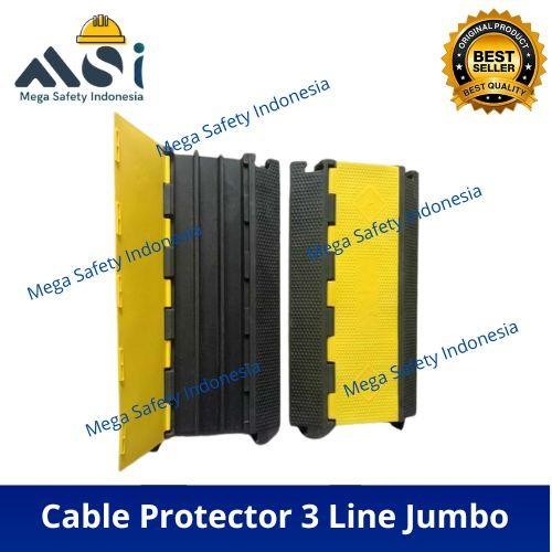 Speed Bump Cable Protector Pelindung Kabel 3 Line Jumbo Cable Ramp