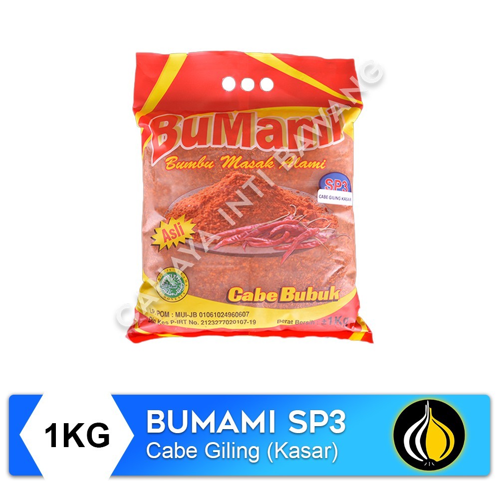 

SANS Bumami Cabe Bubuk SP3 (Kasar) - 1 KG