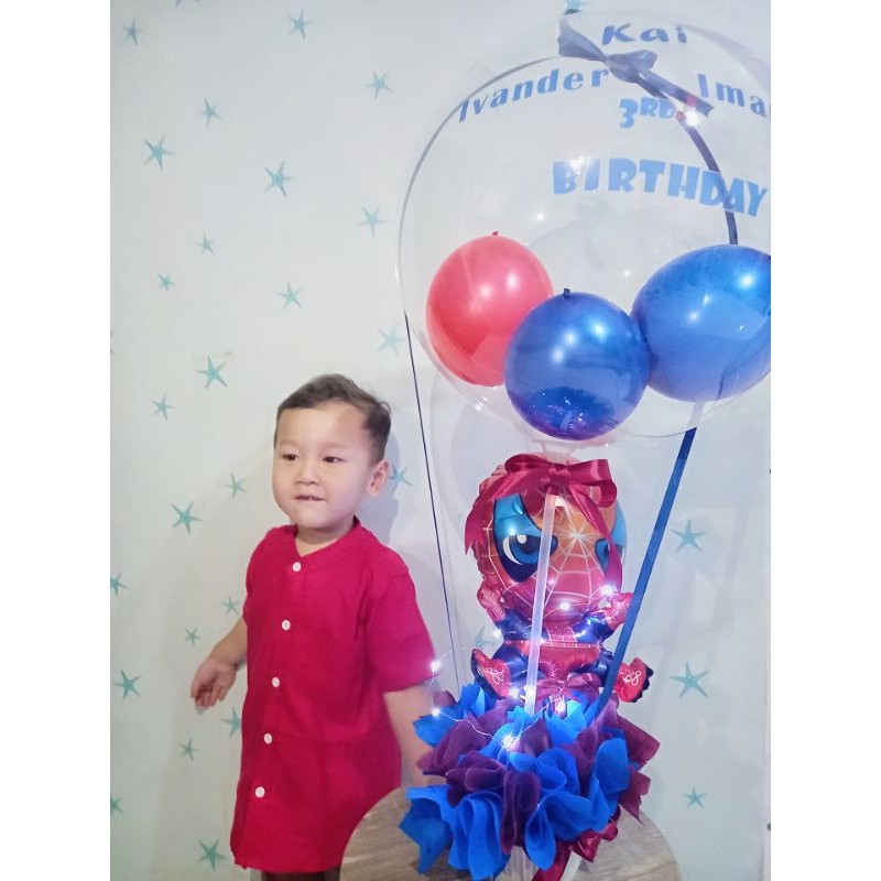 Buket Balon Karakter / Buket Balon PVC / Buket Balon Ultah / Bloom Box Balon