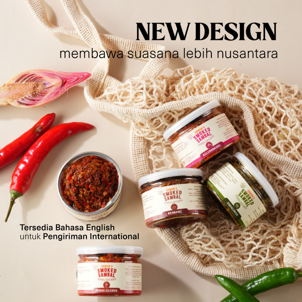 

SANS Irwan's Smoked Sambal Smoked Sambal Favorite Bawang Goreng Sehat Less Oil