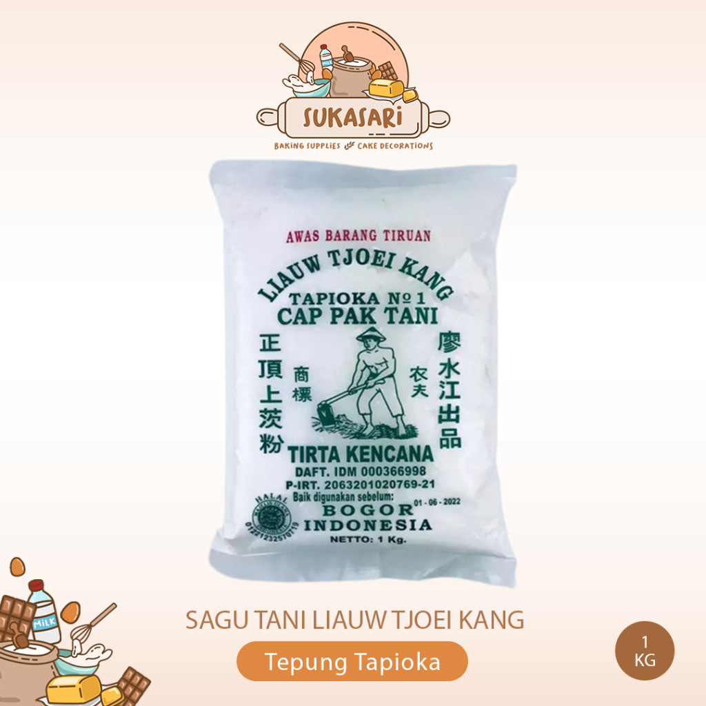 

SANS Tepung Sagu Tani Liauw Tjoei Kang 1kg / Tepung Tapioka