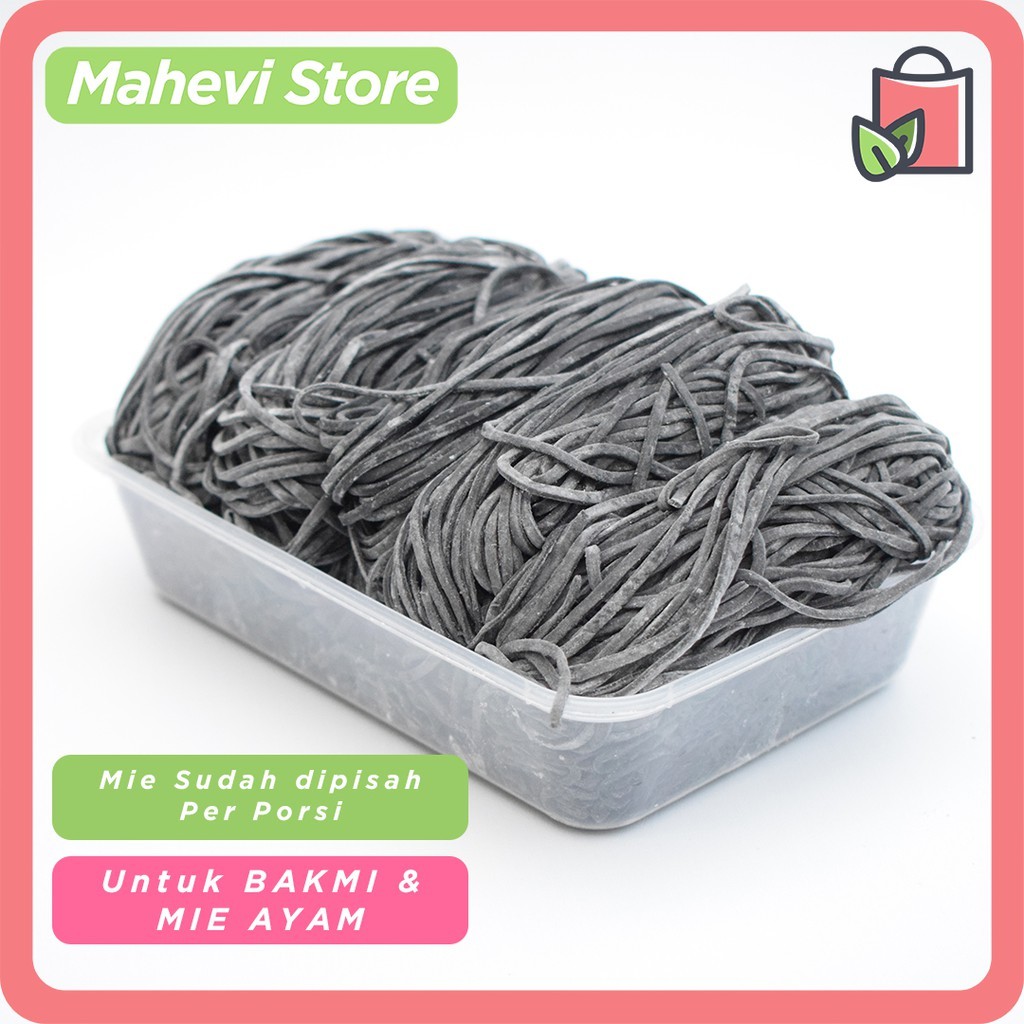 

SANS Mie Mentah Charcoal Organik 10 Porsi untuk Mie Ayam Ramen Bakmi